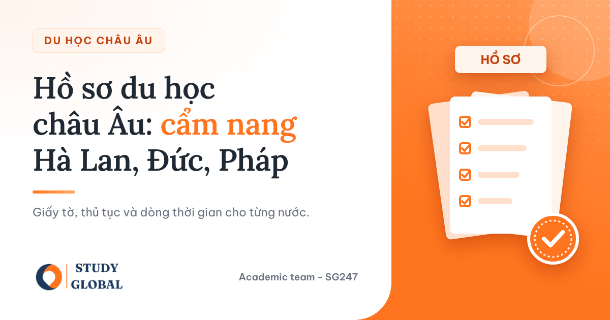 Cover bài hồ sơ du học châu Âu